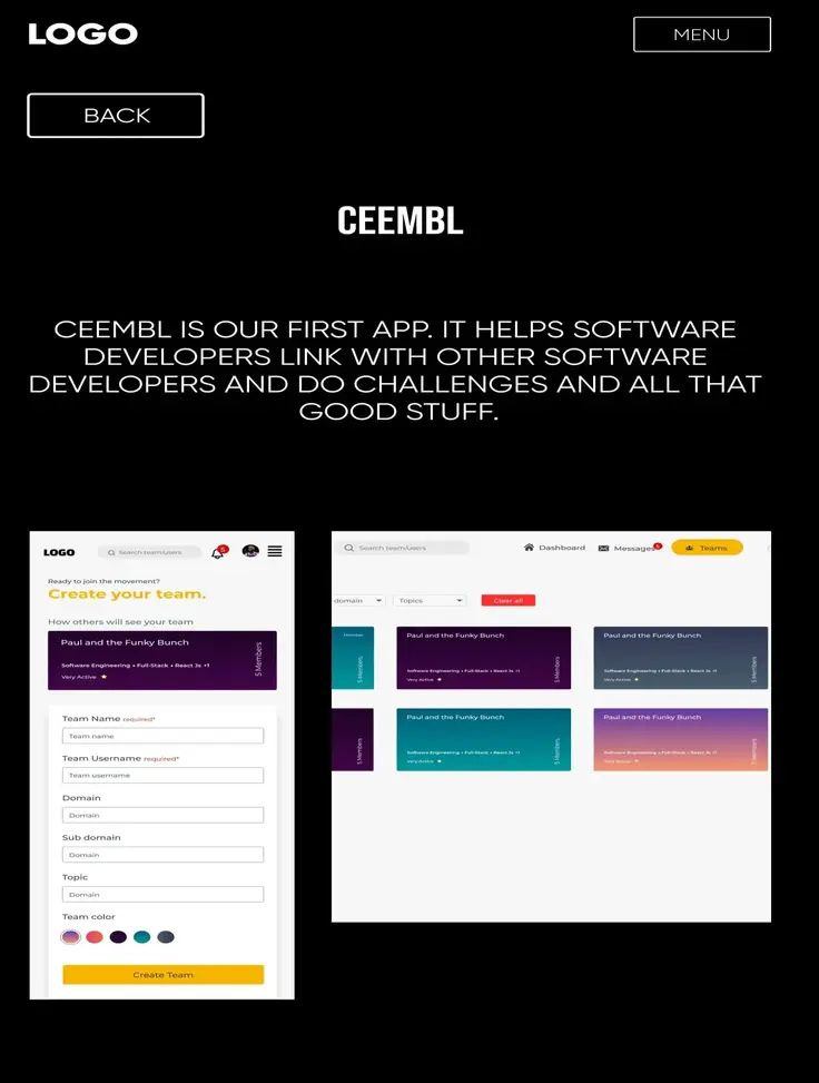 Ceemble Software Develpment Project